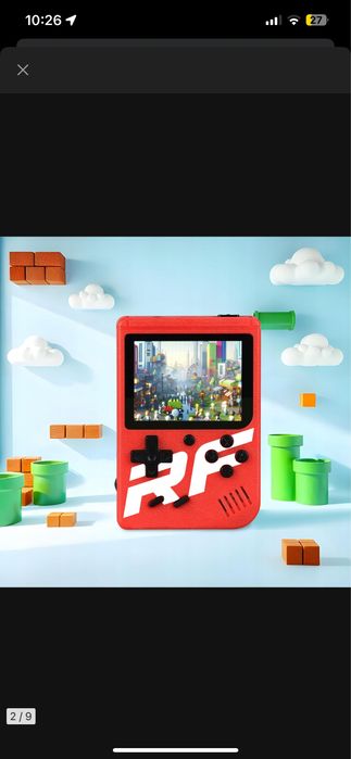 Mini konsola 3” do gier Retro przenośna 400 gier 8 I 16 Bit bitowych