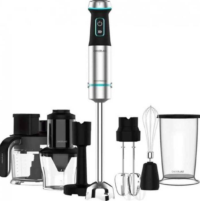 Varinha mágica Cecotec Power TitanBlack 1200 XL TotalMix com processador – NOVA