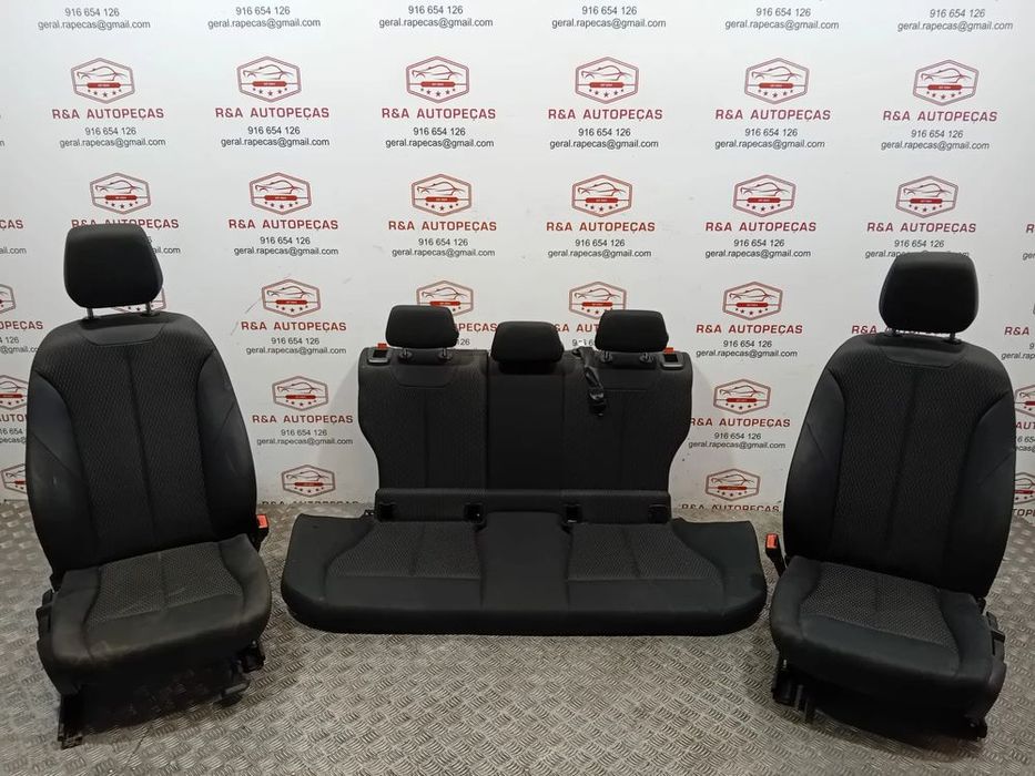 Conjunto Bancos Frente Frontais Trás Traseiros BMW Série 1 F20 Tecido