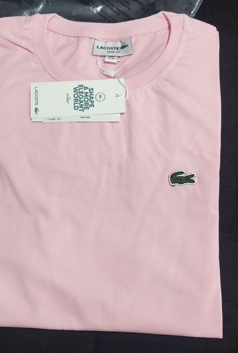 T-shirt Lacoste cor rosa M