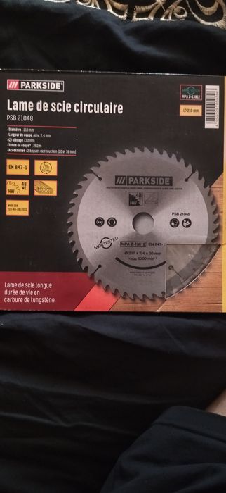 Круглопильний диск по дереву Parkside Німеччина