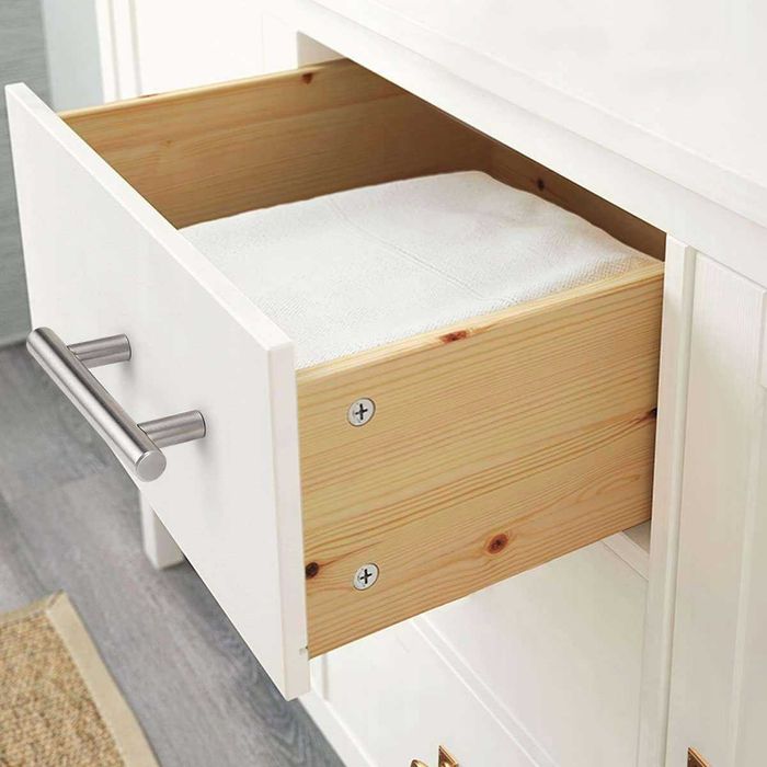 Uchwyt meblowy reling do szuflad szafek srebrny ze stali 1 szt 100 mm