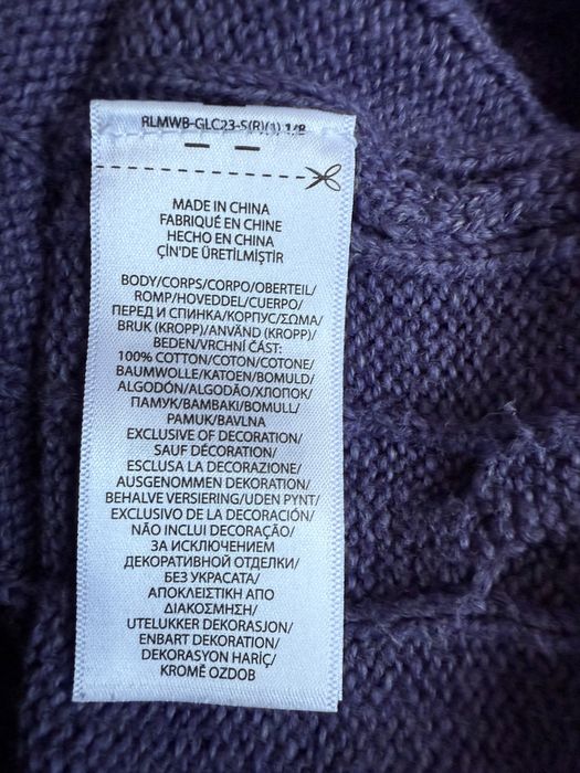 Sweter warkoczowy Ralph Lauren