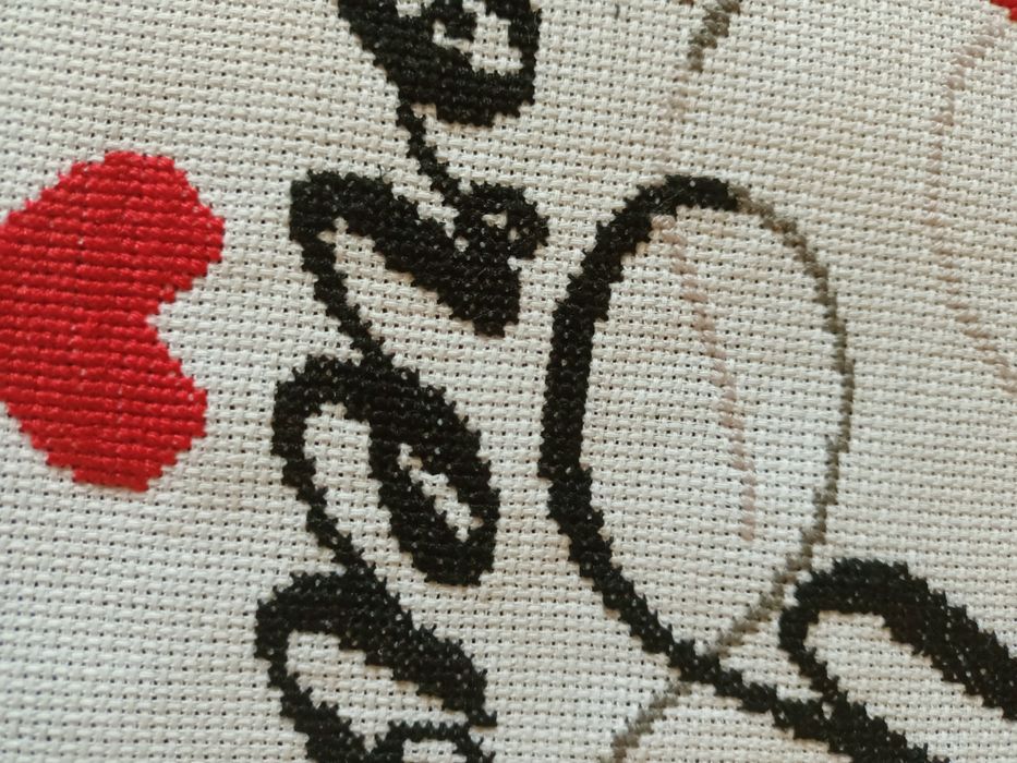 Obraz haftowany krzyżykowo
