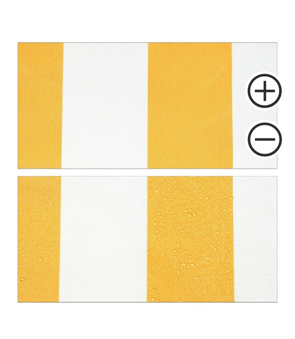 Markiza rozporowa,roleta, tarasowa,balkon biało-żółta, 200x120cm