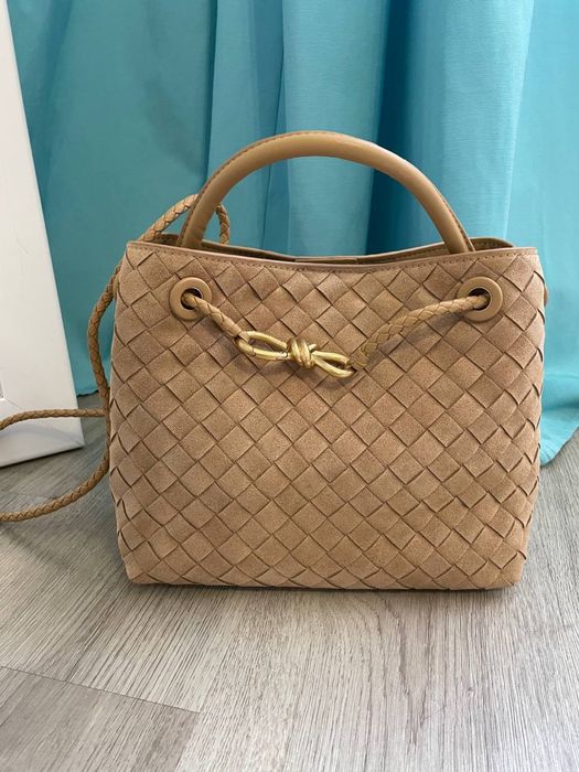 Bottega Veneta Andiamo замшевая замша сумка сумочка клатч кросбоді bv