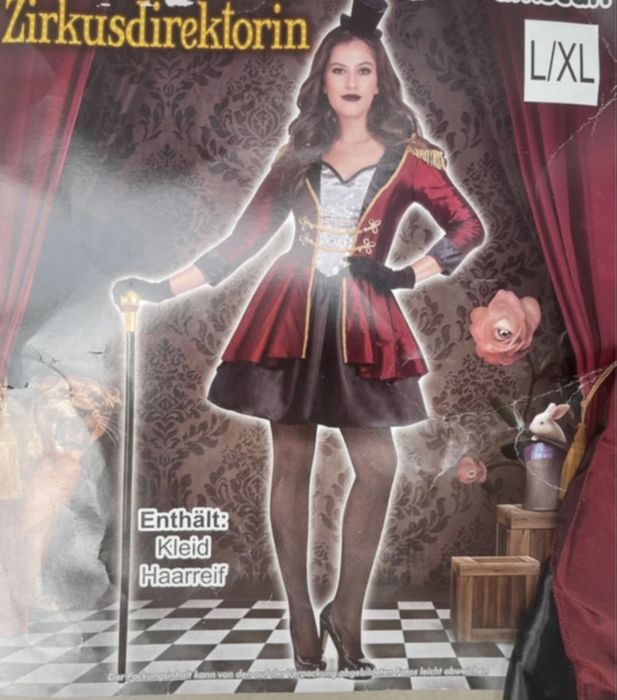 Kostium przebranie roz.L/XL Cyrk Treserka karnawal