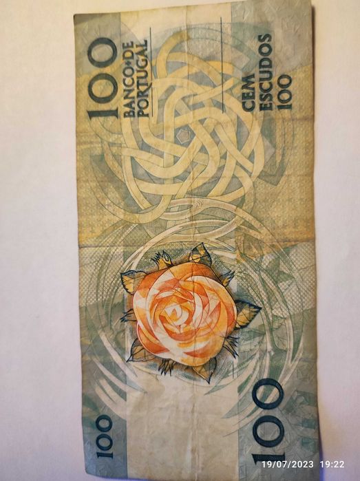 Nota de 100 Escudos de 1988, Circulada, chapa 9