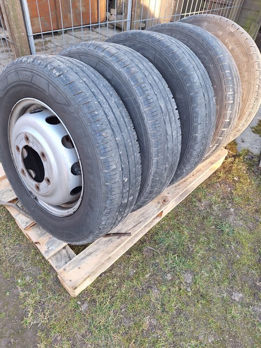 Komplet kół 16 z oponami 195/75 r 16c Ford Transit felgi 6x180