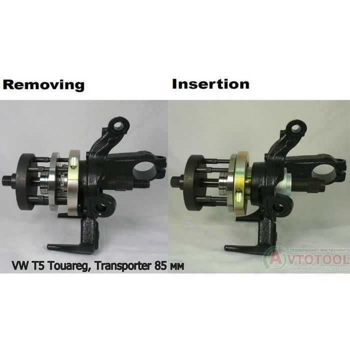 Набор для снятия и установки подшипников ступицы колеса VW T5 Touareg,