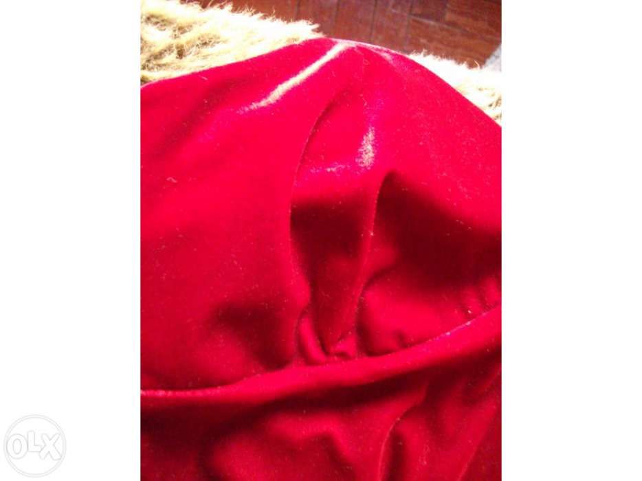 Vestido vermelho veludo
