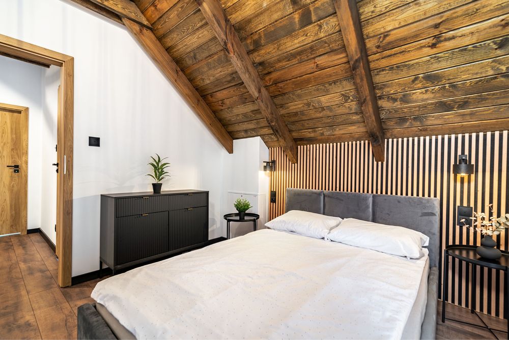 Dom z basenem na Mazurach