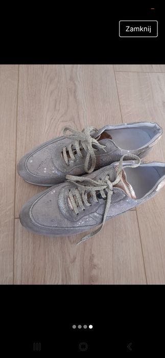 Skórzane sneakersy