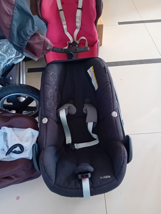 Wózek dziecięcy - Zestaw Maxi-Cosi Mura 4 Gondola Spacerówka Fotelik Pebble