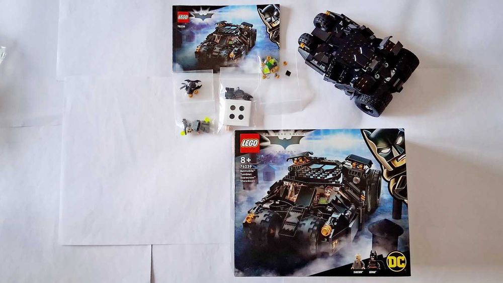 Lego DC 76239 Batmobile Tumbler Scarecrow Showdown peças novas montado