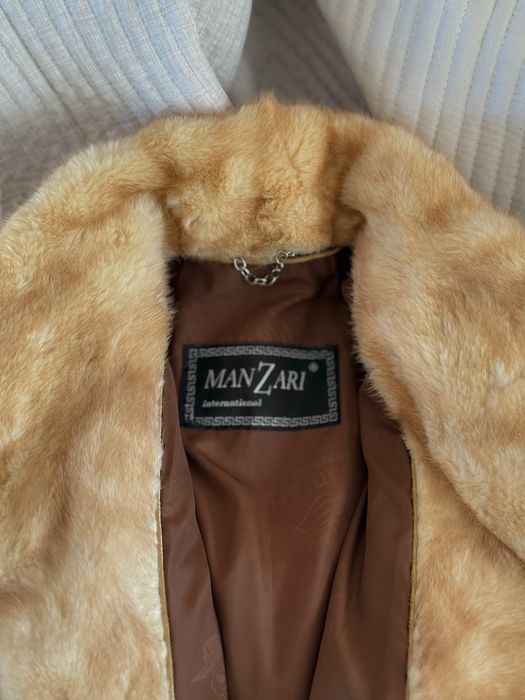 Норкова шуба MANZARI, натуральна норка