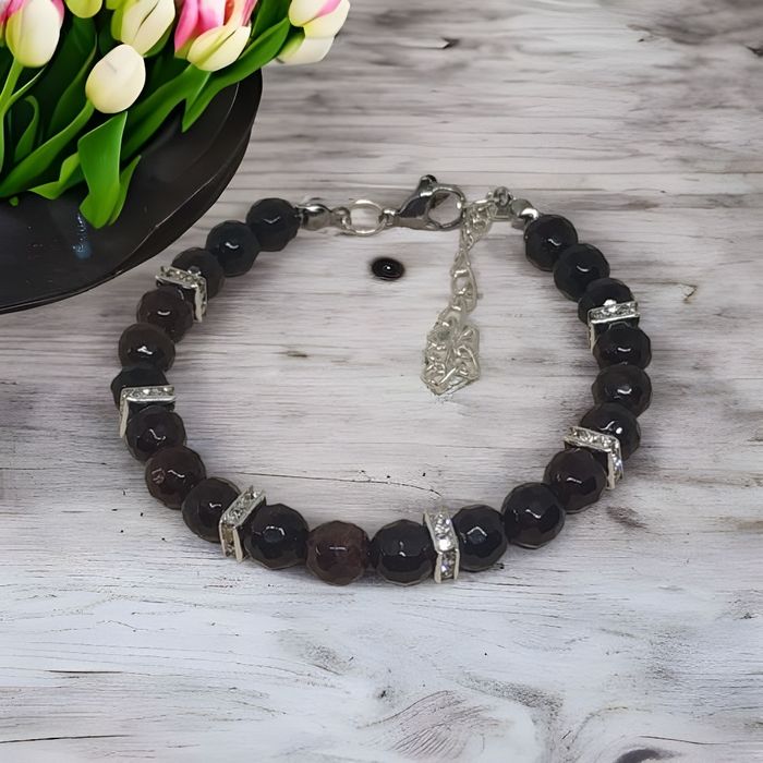 Granaty...Piękna bransoletka z granatów(kamieni spełnionych marzeń)