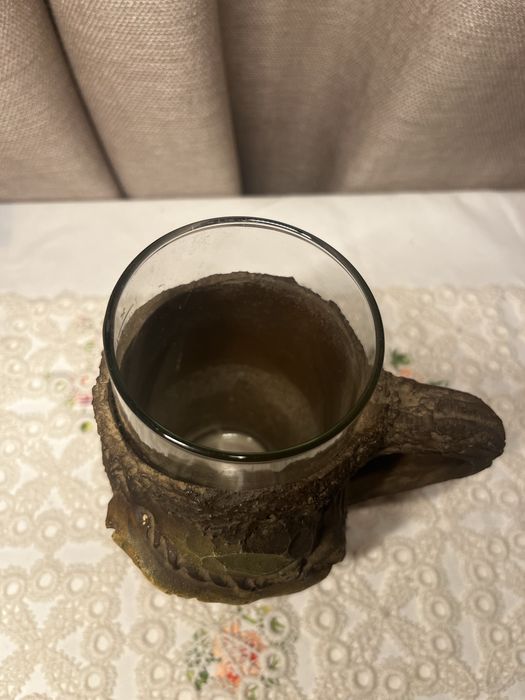 Kufel do piwa z dekoracją imitującą drewno - postać #13