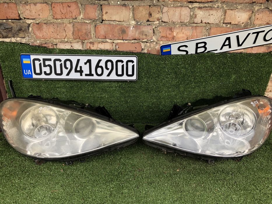Фари передні оптика пежо 807 ксенон peugeot 807 xenon