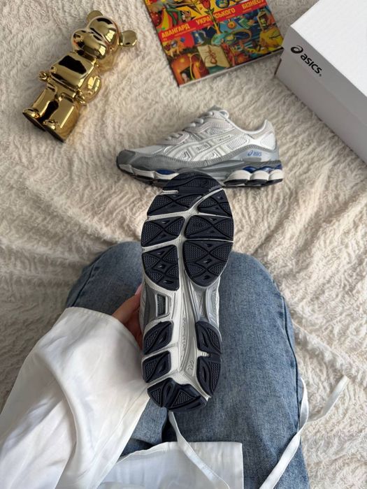 Кросівки Asics Gel-Nyc Gravel Grey•Асікс Гель-Нюк (білі,сірі),asics