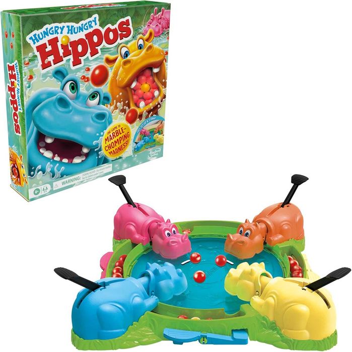 Настільна гра  Голодні бегемотики Hungry Hungry Hippos Game F8815