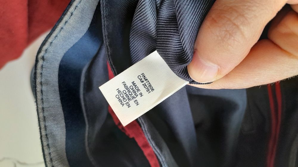 Stylowa torebka w paski Tommy Hilfiger  do ręki i na ramię