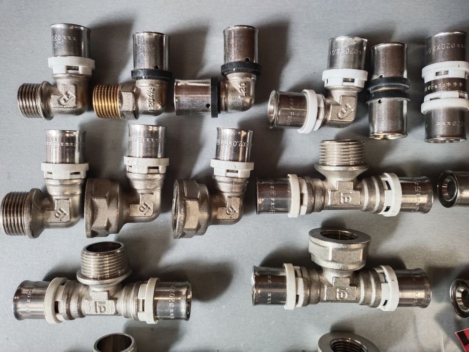 Переходник муфта угол тройник пресс фитинг