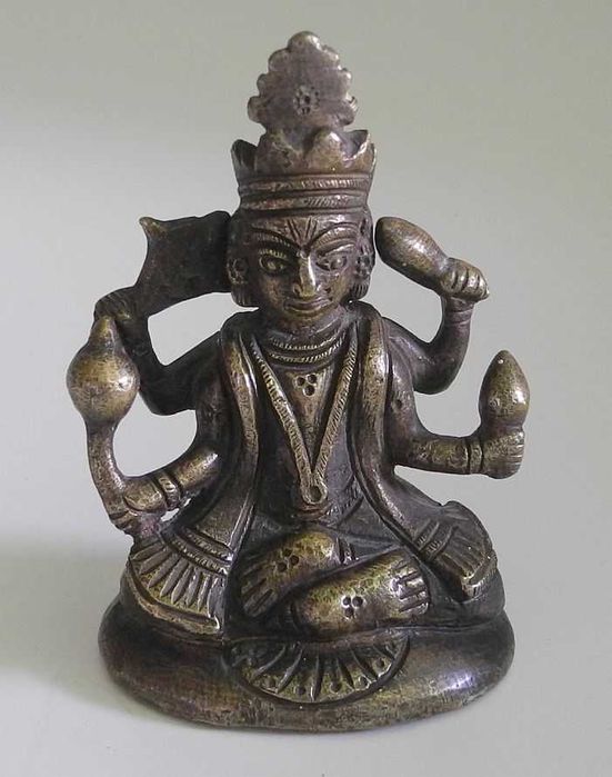 Hinduskie bóstwo SHIVA - stara mosiężna figurka