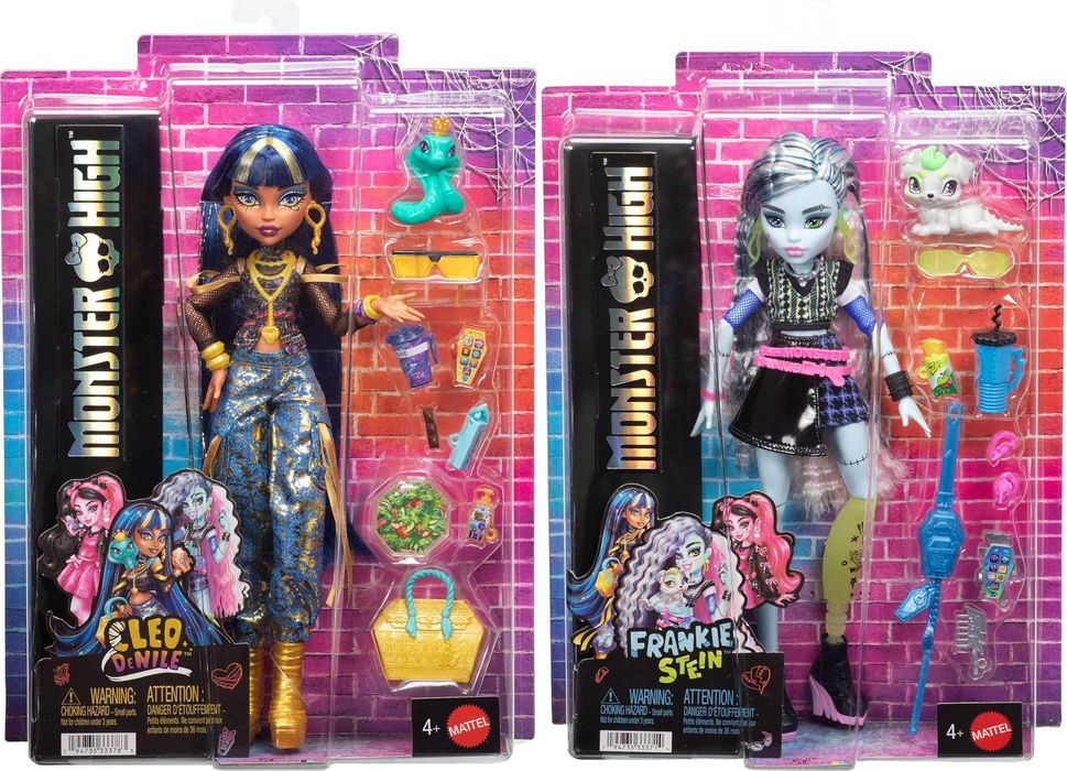 Лялька Монстер Хай Клео Де Ніл Френкі Штейн Monster High Cleo De Nile Frankie Stein Crop Top