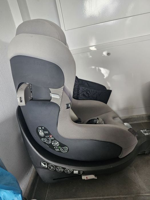 Fotelik samochodowy isofix Cybex obrotowy 360 szary