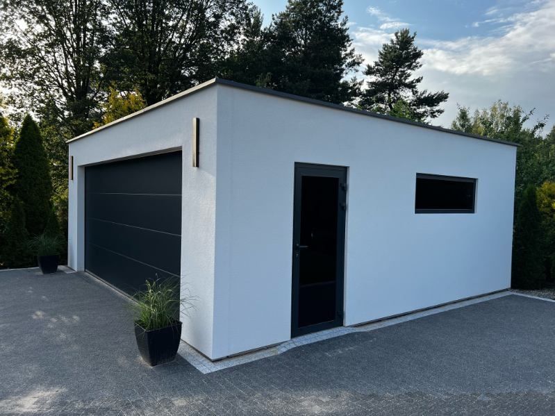 Garaż Tynkowany Ocieplany Premium Plus