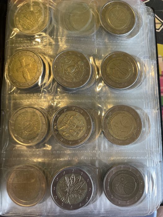 Moedas de dois euros mais raras