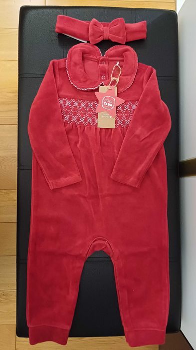 Smyk Komplet dziewczęcy welurowy nowy