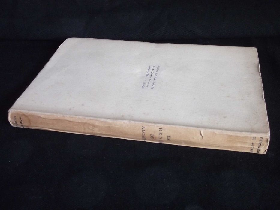 Livro Em redor de Alcácer Fernando de Aguiar 1942 Autografado
