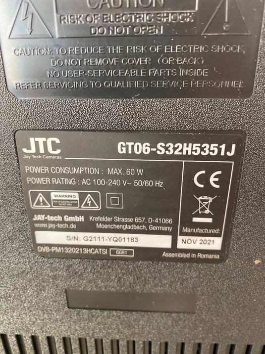 Телевізор JTC 2 моделі СМАРТ Android