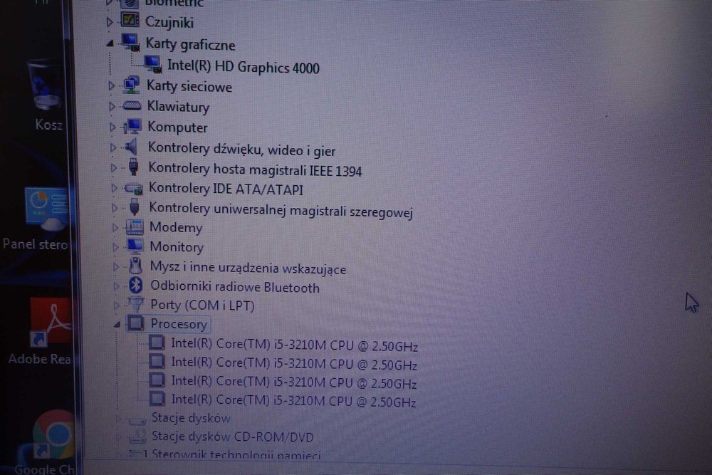 Laptop Używany HP 6470b 14" HD i5 8GB 500 HDD Win7 GW FV