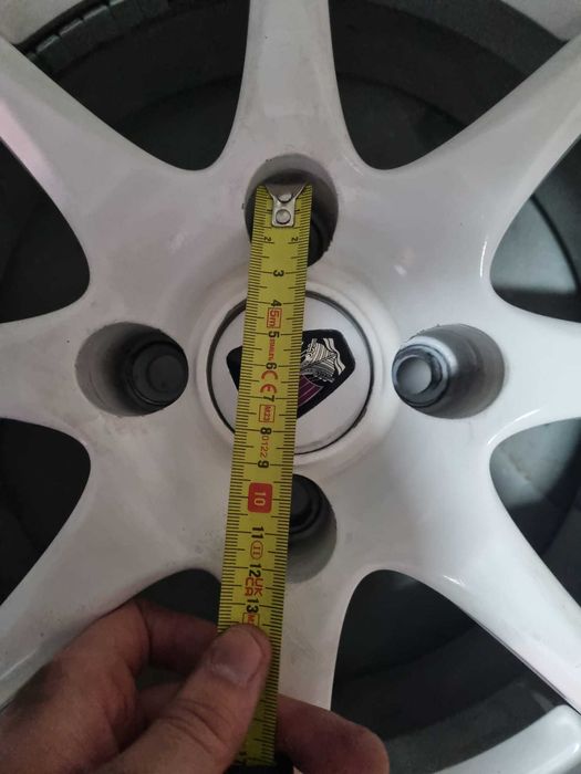 Rodas 15" TSW 4x100 com peneus continental, Honda, Peugeot, Renault, etc