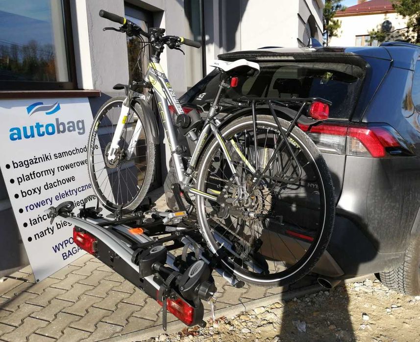 Platforma na 4 rowery / 3 + 1 /na hak Aguri Active Bike Silver