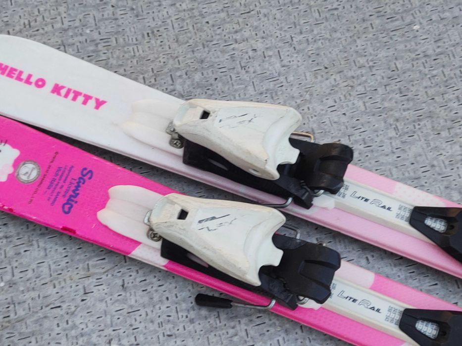 Juniorskie Narty HALLO KITTY 107 cm! Po serwisie