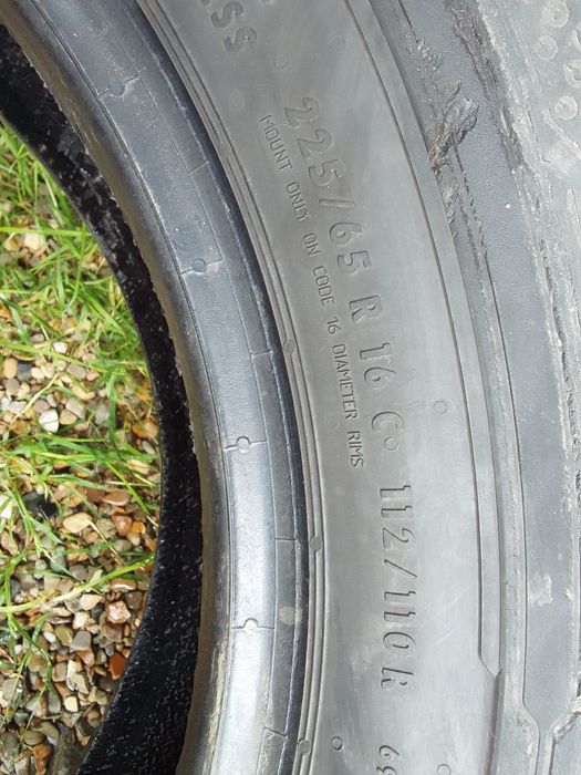 Cena za 2 Opony letnie 225/65r16C CONTINENTAL 2019r