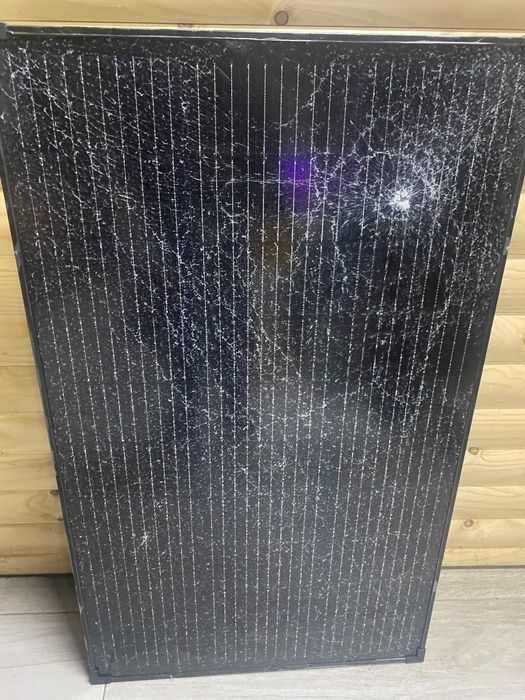 Сонячна солнечная панель батарея Ecoflow 100 Ватт 12В, полі моно Битая