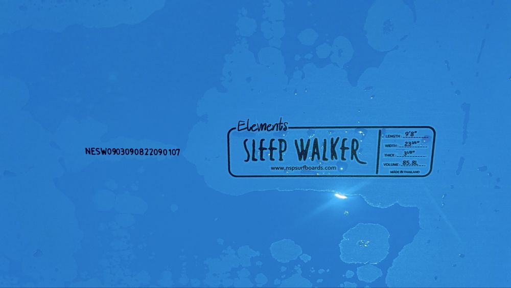 NSP Sleep Walker 9’8” (85.8L) | Longboard Tully St. John | Estado Excelente