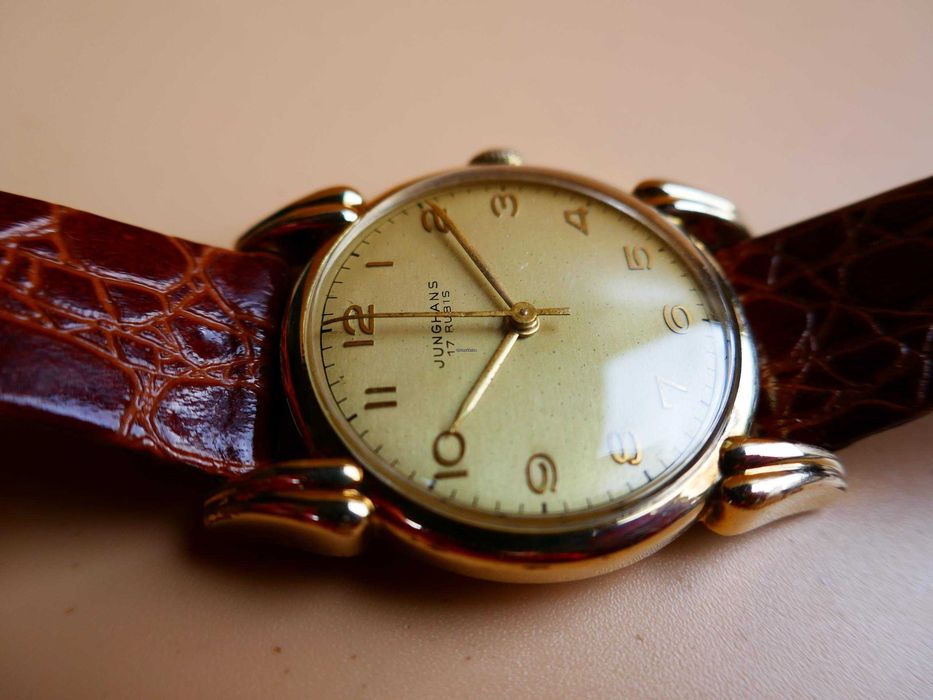 Relógio Junghans (mecanismo J80) Vintage 1949/50 Art Deco