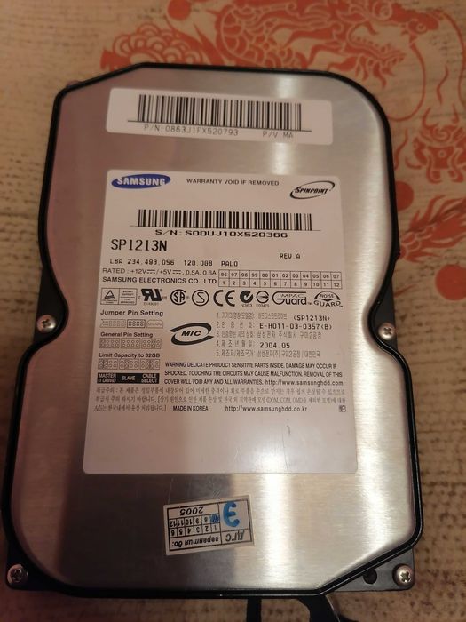 Материнська плата, жорсткий диск, блок питания