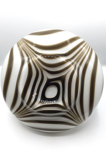 Grande jarra em vidro murano/ opalino antiga