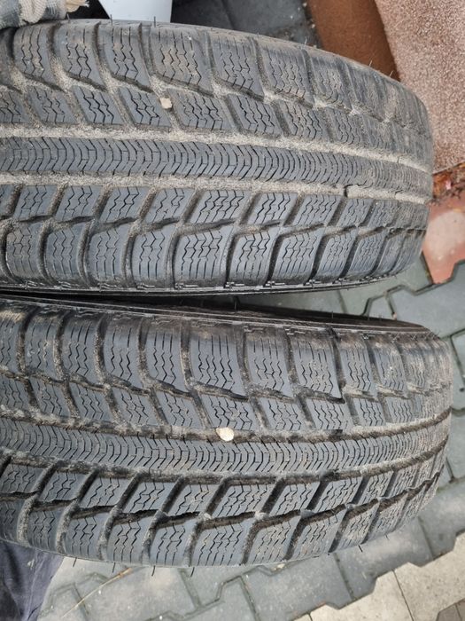 2 koła Zimowe 195 65 r15 91t Goodyear 5x112 VW B5 Caddy 3 Pasat Audi a