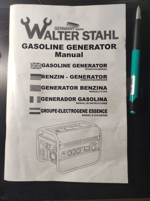 Новорічна знижка. Продам трифазний бензиновий генератор Walter Stahl 3