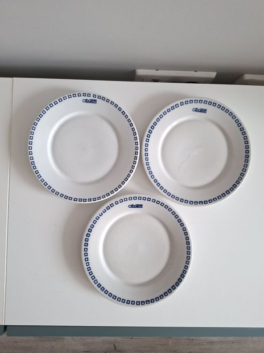 Talerzyk Społem 17.5cm porcelana PRL Lubiana