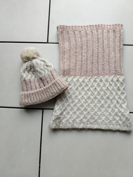 Zestaw czapka i komin Zara rozmiar  5-7 lat