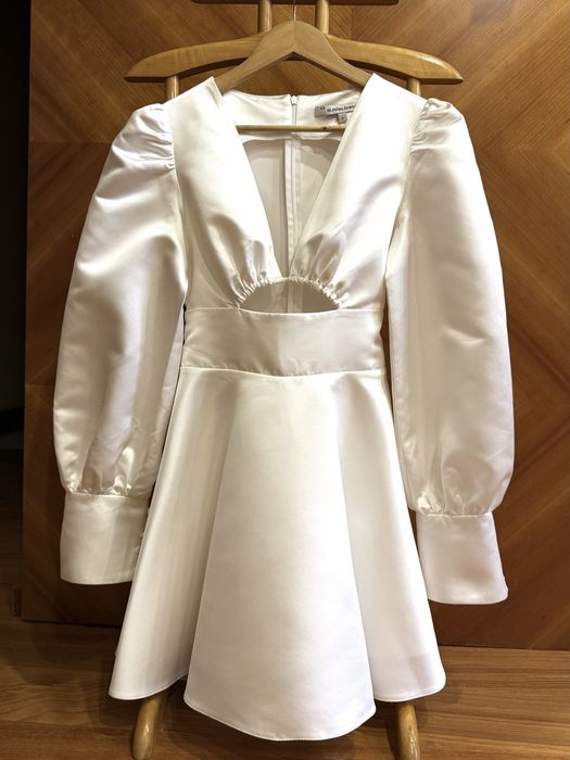 сукня/платье El.Milas белое сатиновое Sandra